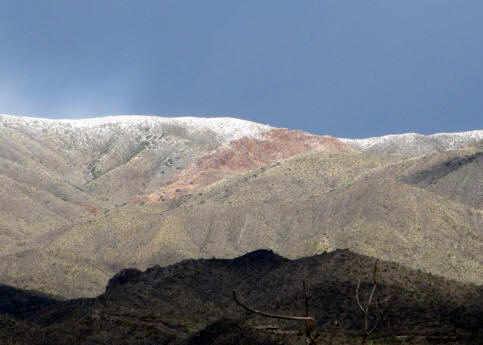 snowy Gold Hill